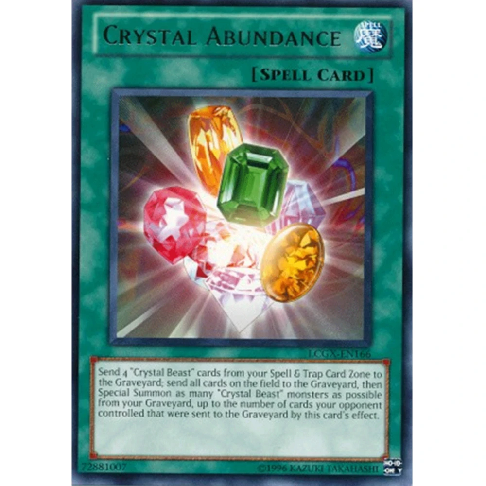 Crystal Abundance - LCGX-EN166 - Rare - Unlimited Edition