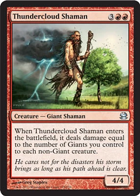 Thundercloud Shaman - Foil