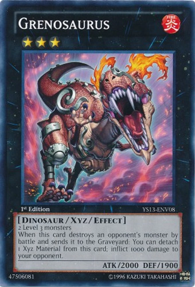 Grenosaurus - YS13-ENV08 - Common - 1st Edition