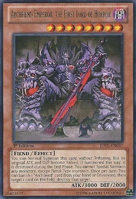 Archfiend Emperor, the First Lord of Horror - JOTL-EN031 - Rare