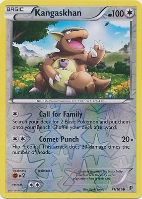 Kangaskhan - 71/101 - Common - Reverse Holo