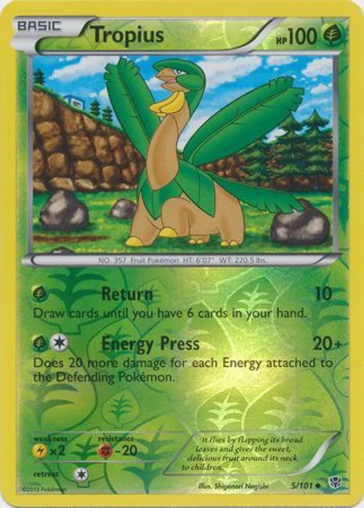 Tropius - 5/101 - Uncommon - Reverse Holo