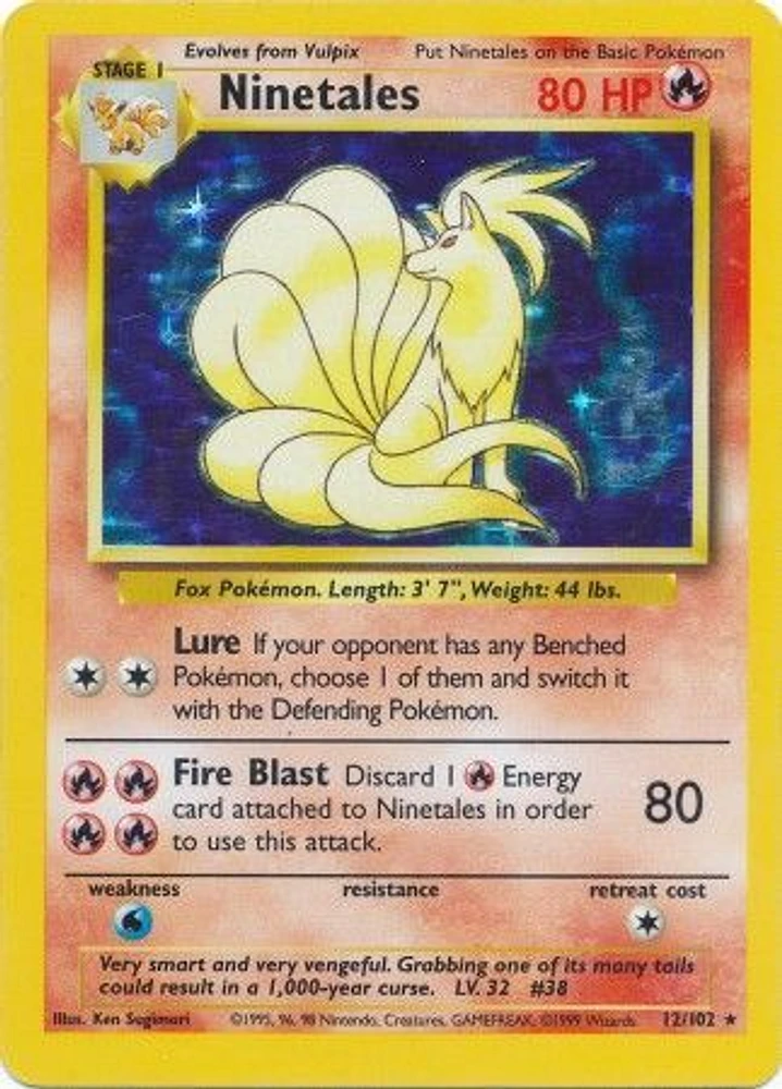 Ninetales - 12/102 - Holo Rare