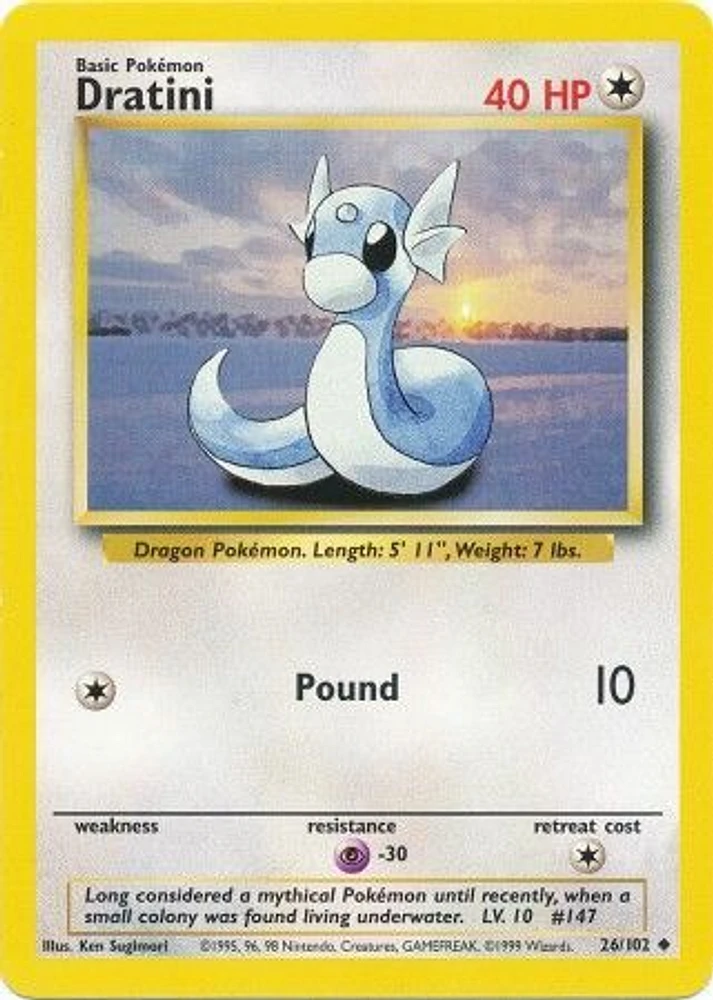 Dratini - 26/102 Uncommon Unlimited Edition