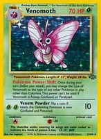 Venomoth - 13/64 - Holo Rare - Unlimited Edition