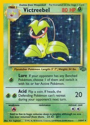 Victreebel - 14/64 - Holo Rare - Unlimited Edition