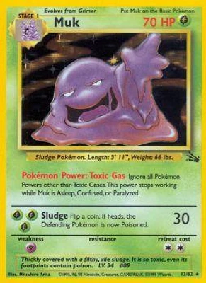 Muk - 13/62 - Holo Rare - Unlimited Edition