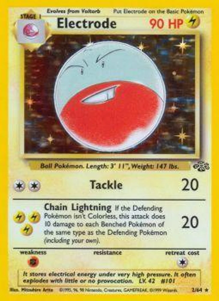 Electrode - 2/64 Holo Rare Unlimited Edition