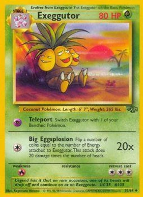 Exeggutor - 35/64 - Uncommon - Unlimited Edition