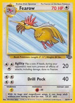 Fearow - 36/64 - Uncommon - Unlimited Edition