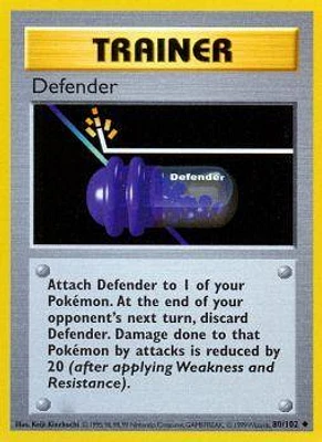 Defender - 80/102 - Uncommon - Shadowless Edition