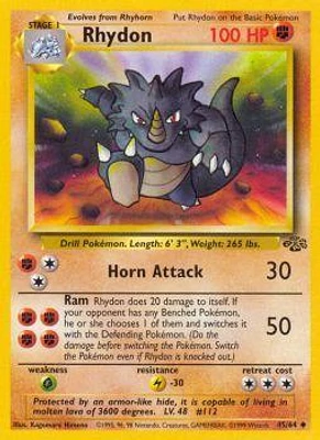 Rhydon - 45/64 - Uncommon - Unlimited Edition