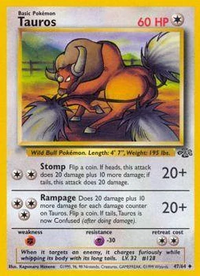 Tauros - 47/64 - Uncommon - Unlimited Edition