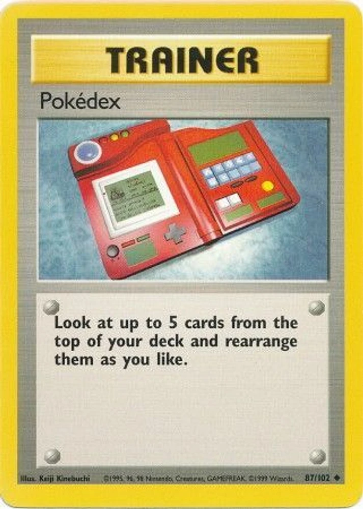 Pokedex - 87/102 Uncommon Unlimited Edition