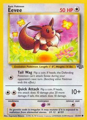 Eevee - 51/64 Common Unlimited Edition