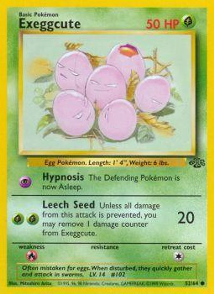 Exeggcute - 52/64 - Common - Unlimited Edition