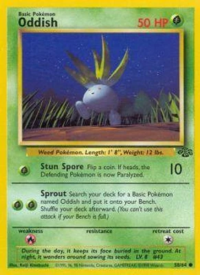 Oddish - 58/64 - Common - Unlimited Edition