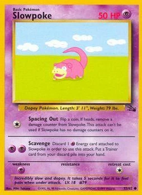 Slowpoke - 55/62 - Common - Unlimited Edition