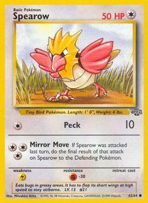 Spearow - 62/64 - Common - Unlimited Edition