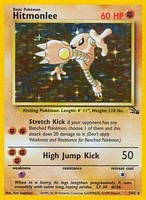 Hitmonlee - 7/62 - Holo Rare - Unlimited Edition