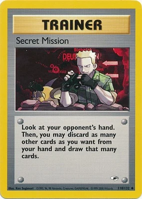 Secret Mission - 118/132 - Uncommon - Unlimited Edition