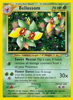 Bellossom - 3/111 - Holo Rare - Unlimited Edition