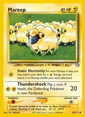 Mareep - 65/111 - Common - Unlimited Edition