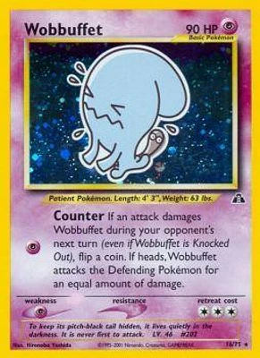 Wobbuffet - 16/75 - Holo Rare - Unlimited Edition