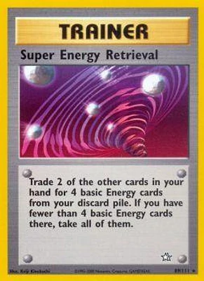 Super Energy Retrieval - 89/111 - Rare - Unlimited Edition