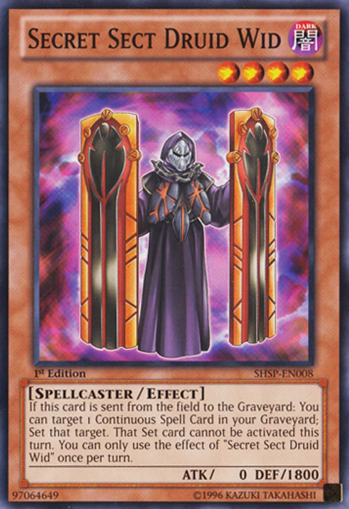Secret Sect Druid Wid - SHSP-EN008 - Common - 1st Edition