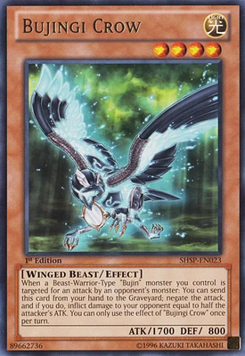 Bujingi Crow - SHSP-EN023 - Rare - 1st Edition