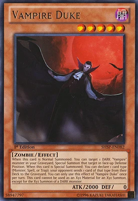 Vampire Duke - SHSP-EN082 - Rare - 1st Edition