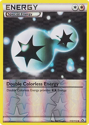 Double Colorless energy - 113/113 - Uncommon - Reverse Holo