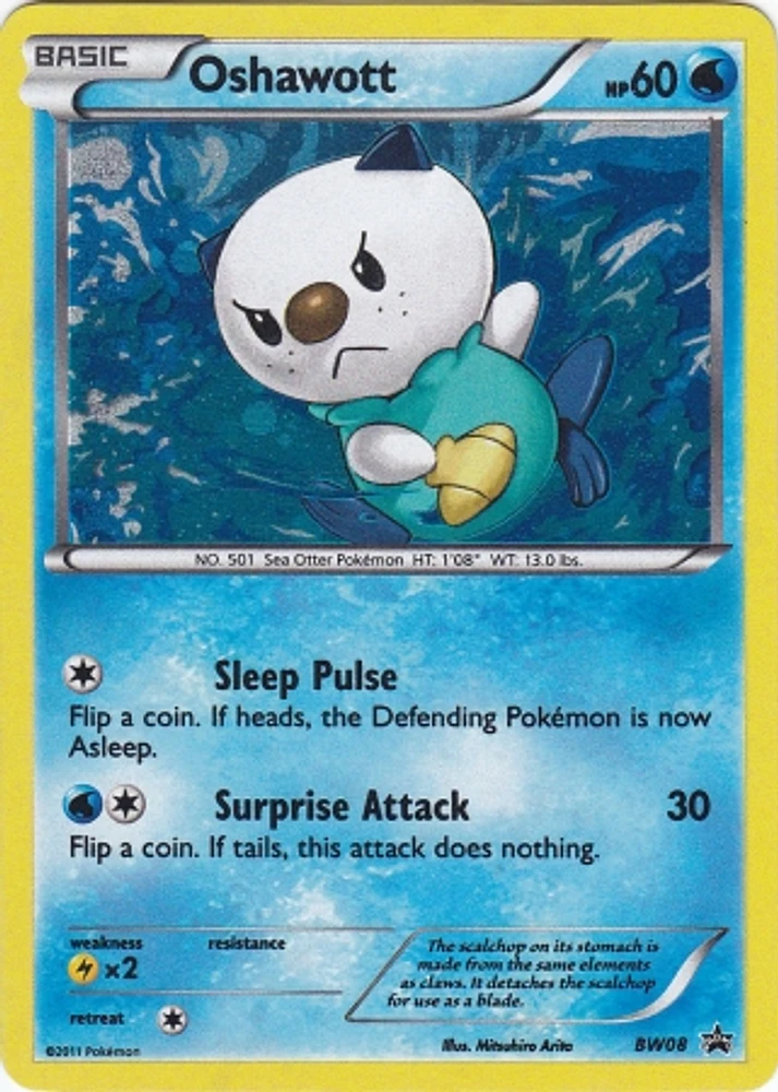 Oshawott - BW08 - Promotional