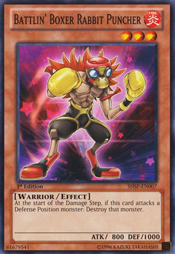 Battlin' Boxer Rabbit Puncher - SHSP-EN007 - Common - Unlimited Edition