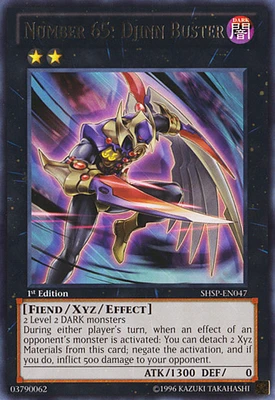 Number 65: Djinn Buster - SHSP-EN047 - Rare - Unlimited Edition