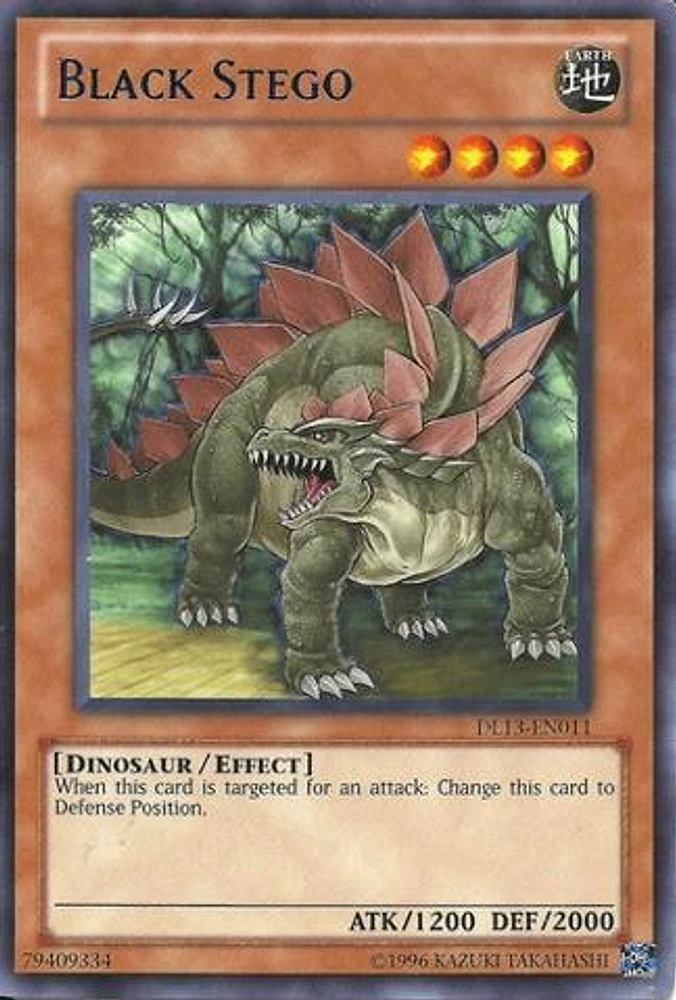 Black Stego - Blue - DL13-EN011 - Rare - Unlimited Edition