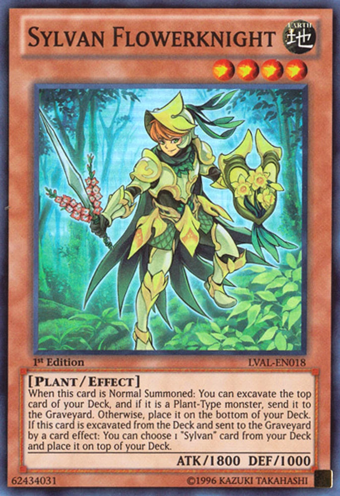 Sylvan Flowerknight - LVAL-EN018 - Super Rare