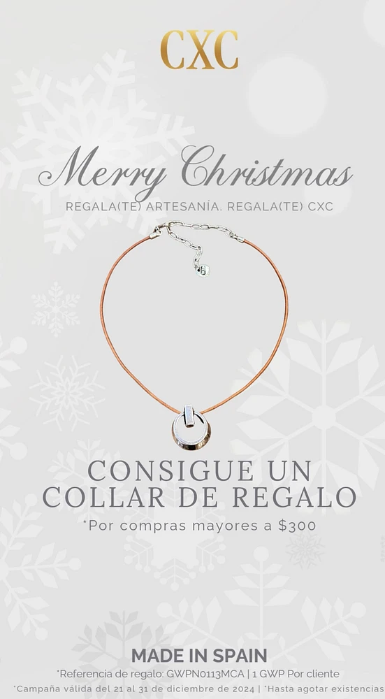 Necklace Collar GWPN0113MCA- Navidad 2024