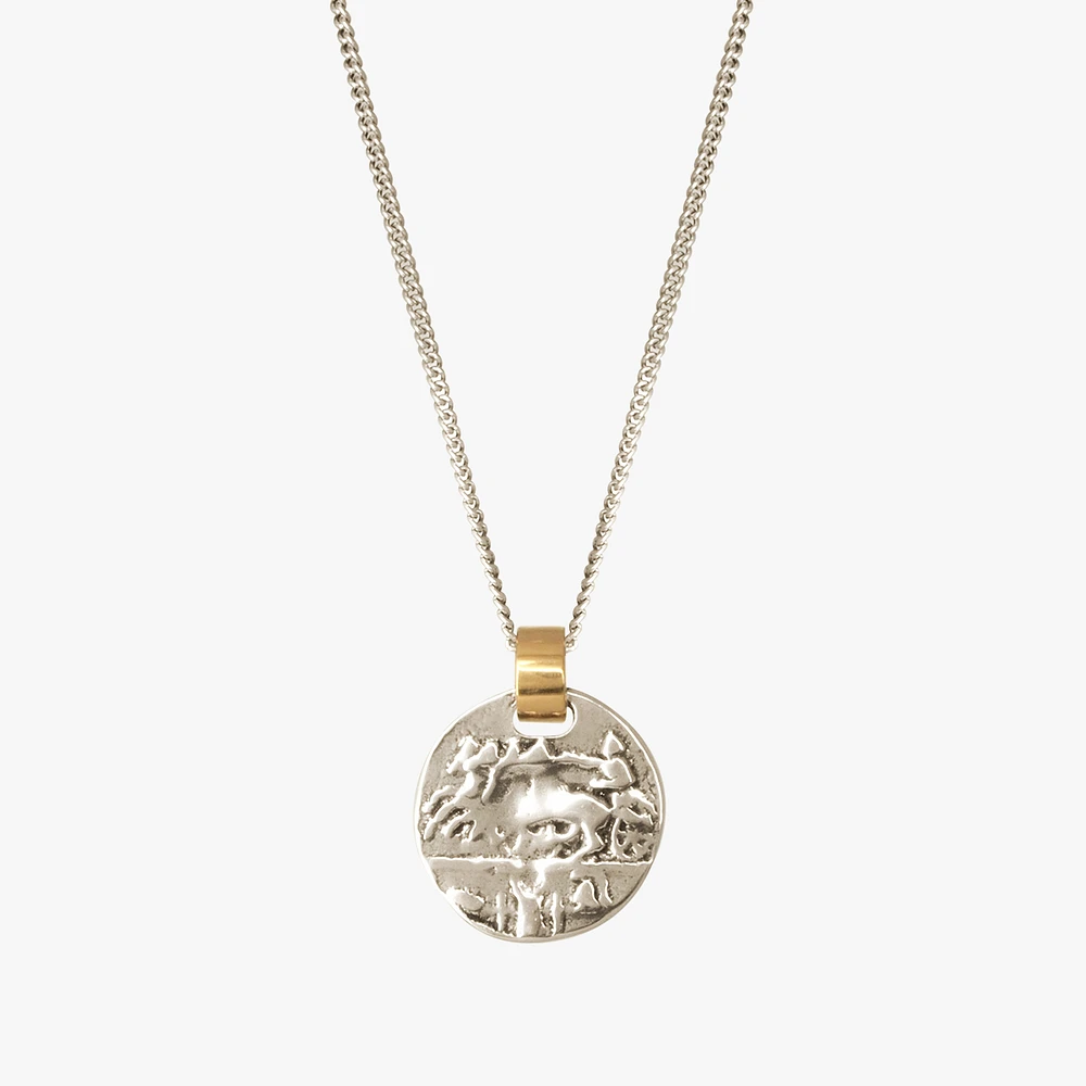 Necklace Collar Moneda Gladiador