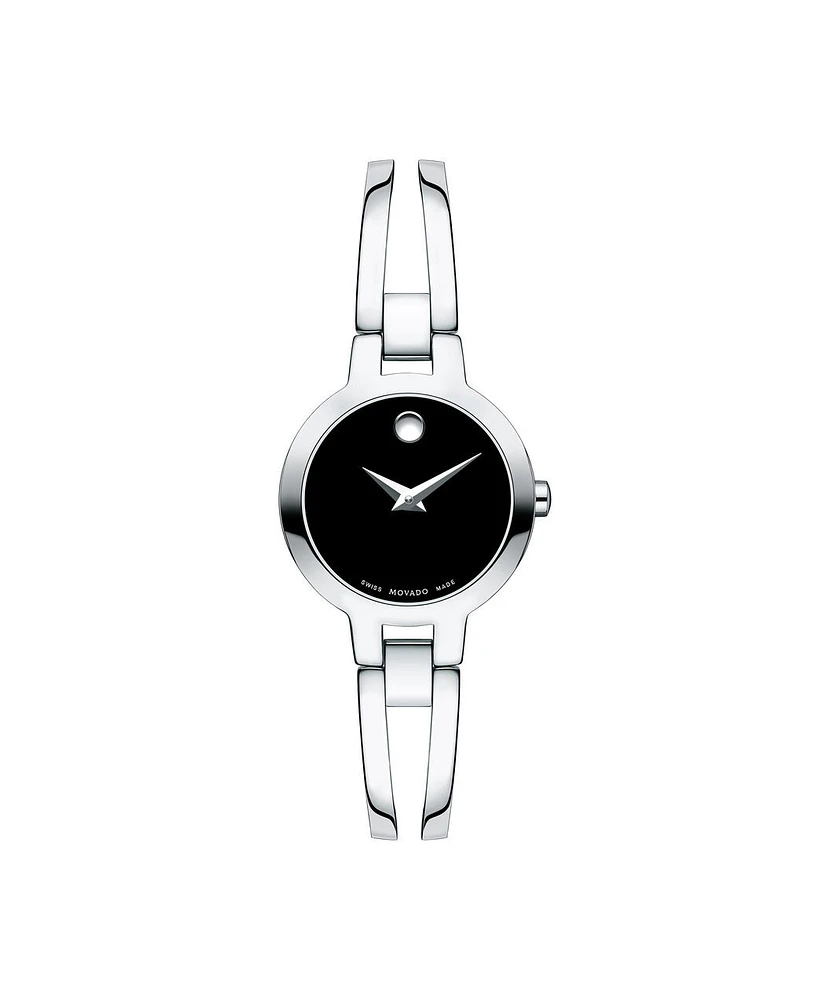 MOVADO AMOROSA Black Dial 24MM Quartz 0607153