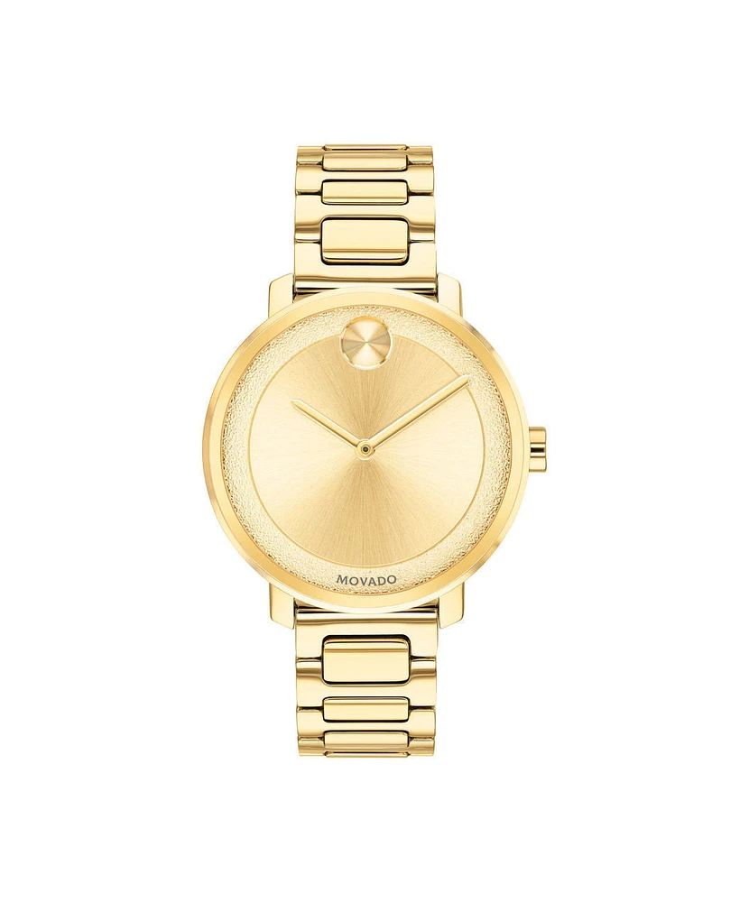 MOVADO BOLD Gold Dial 34MM Quartz 3600502