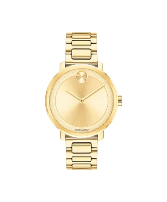 MOVADO BOLD Gold Dial 34MM Quartz 3600502