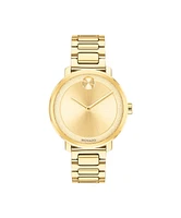 MOVADO BOLD Gold Dial 34MM Quartz 3600502