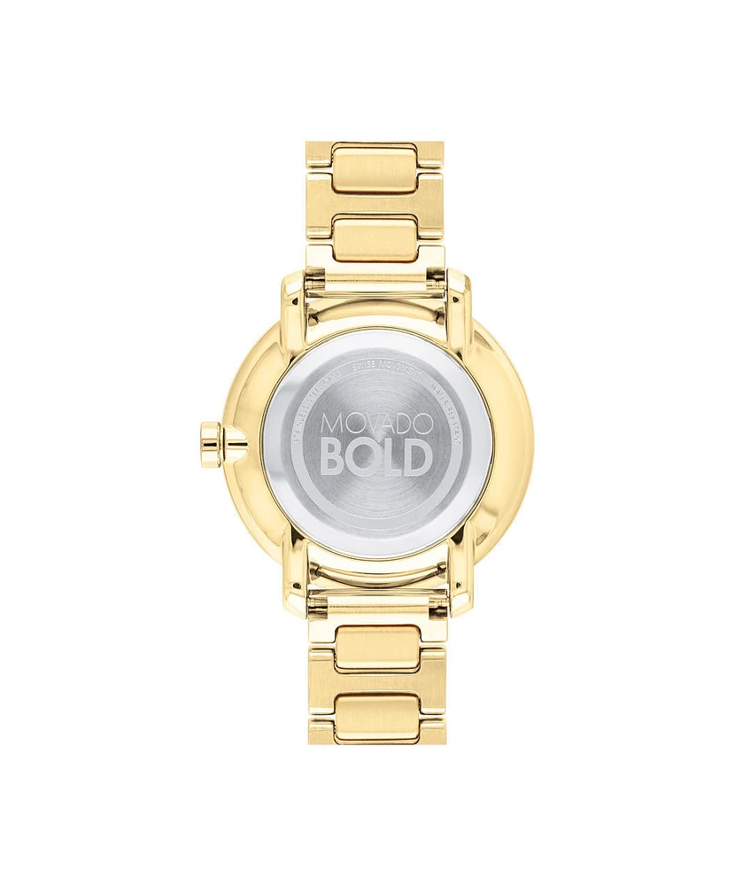 MOVADO BOLD Gold Dial 34MM Quartz 3600502