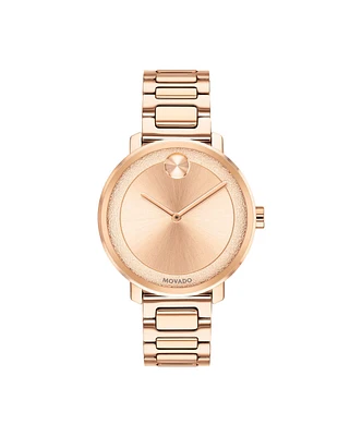 MOVADO BOLD Rose Dial 34MM Quartz 3600503