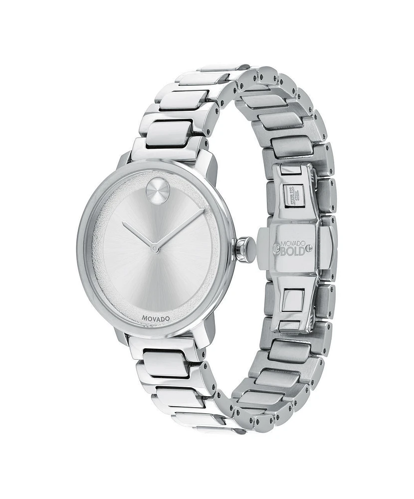 MOVADO BOLD Silver Dial 34MM Quartz