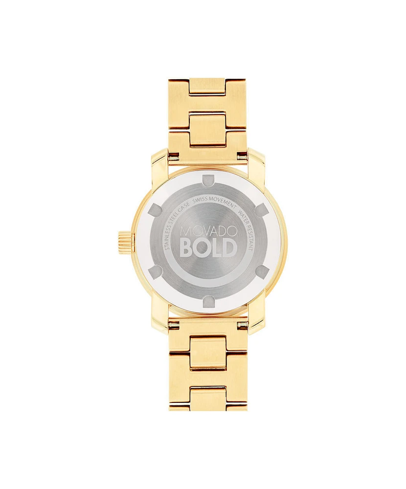 MOVADO BOLD Gold Dial 30MM Quartz 3600434