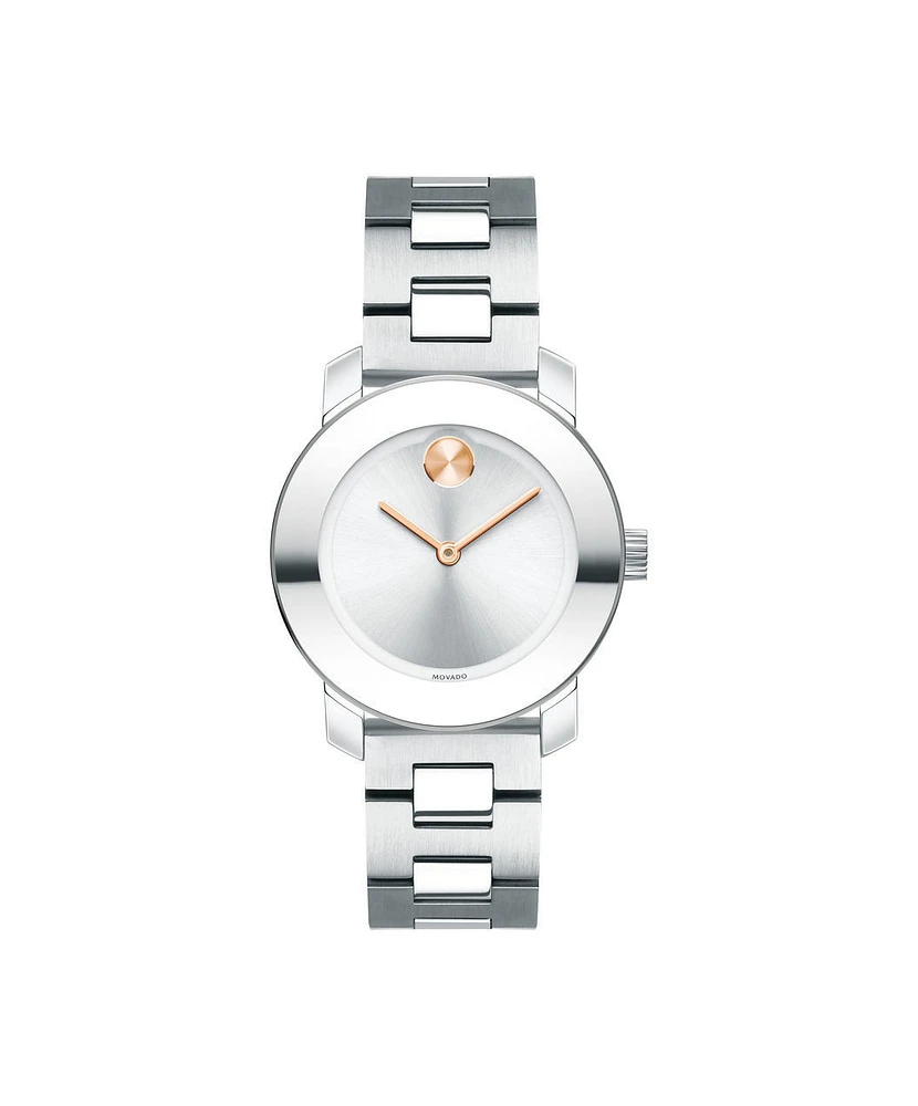 MOVADO BOLD Silver Dial 30MM Quartz