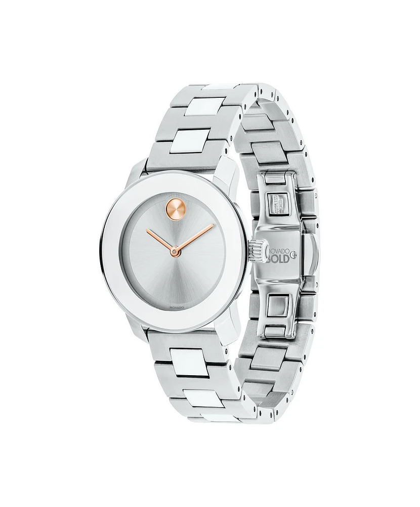 MOVADO BOLD Silver Dial 30MM Quartz